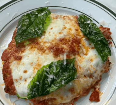 Cafe Spaghetti signature dishes Chicken Parmigiana
Spaghetti Pomodoro
Fusilli Bolognese